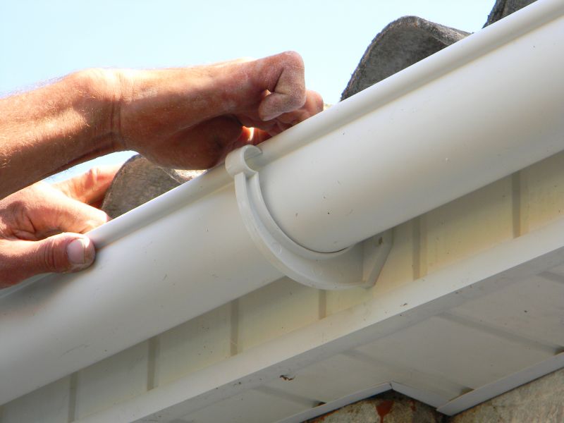 Close-up of Gutter Attachment